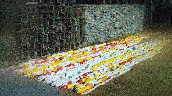 Lobster Traps, Crates & Float Lines